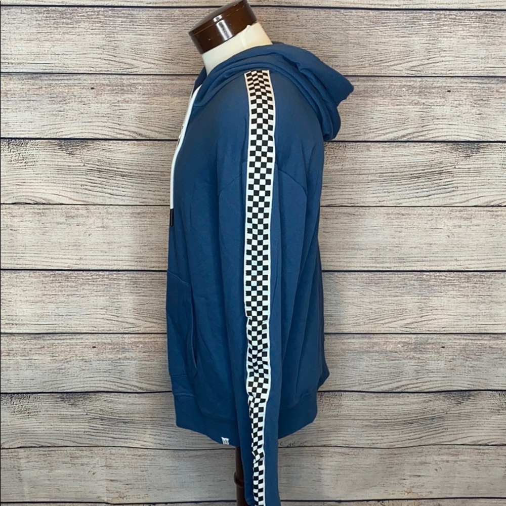 SOVEREIGN CODE KING CHECKERED TRIM ZIP HOODIE SIZE XL - Picture 3 of 7